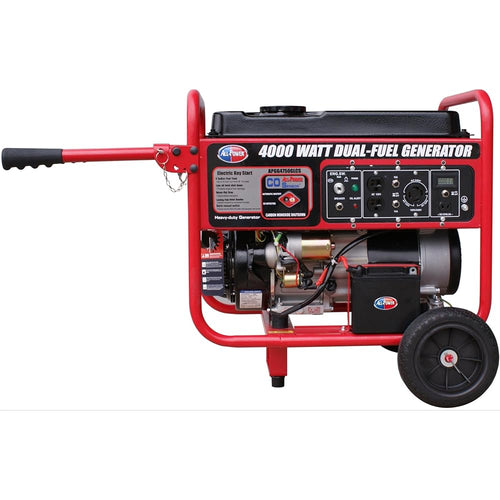 All Power, APGG4000, 4000-Watt Gasoline Powered Portable Generator with Mobility Cart, Electric Start
