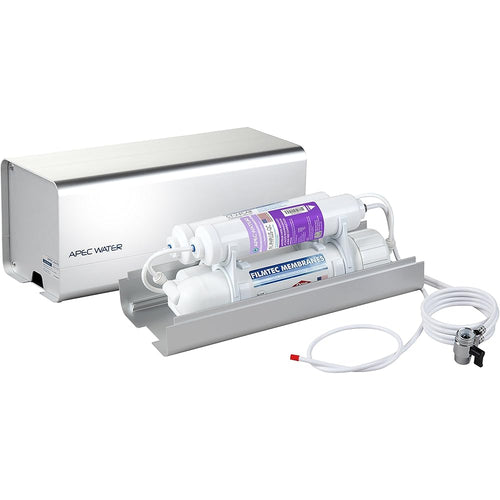 APEC Water Systems RO-CTOP-PHc Alkaline Mineral Portable Countertop Reverse Osmosis Water Filter System pH+ with Case, Installation-Free, Fits Most Standard Faucet
