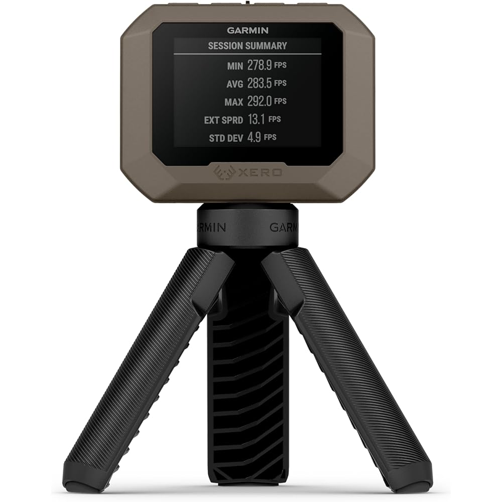 Garmin Xero C1 Pro Ballistic Precision Chronograph with FPS Reading for Shooting Range, Compact Design, Precise Readings, Versatile Performance Bundle with Tripod and Accessories