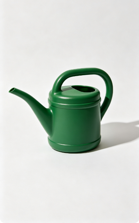 1 pt Green Plastic Watering Can